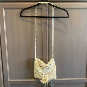 Roxy Straw Crossbody Bag